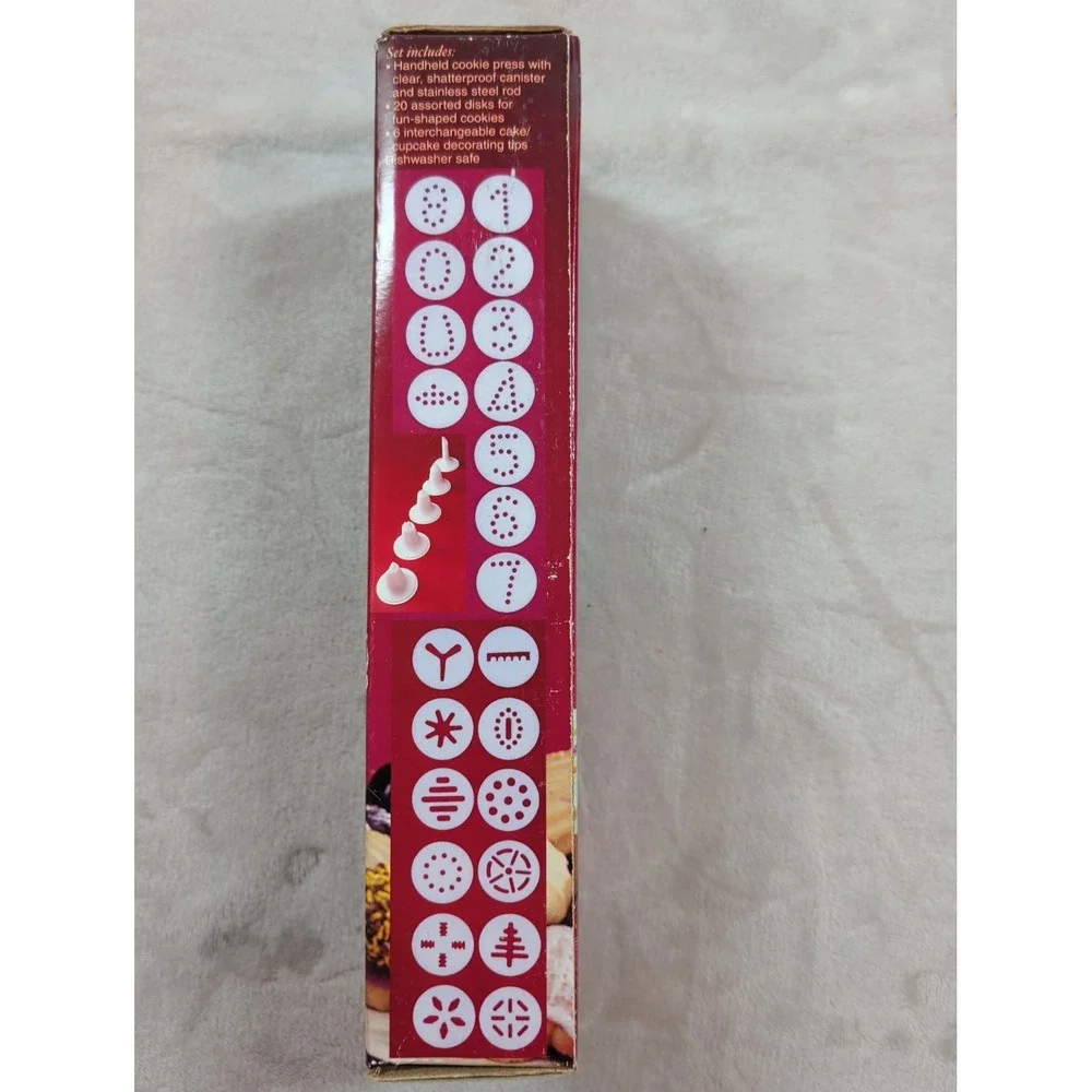 Midwestern Home Products 29 Pc Cookie Press and Decorating‎ Set P41106 New